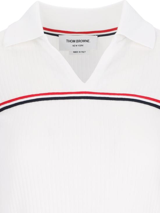  톰브라운 폴로 티셔츠 FJP076A J0066 100 - THOM BROWNE