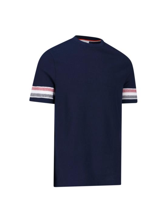  톰브라운 반팔 티셔츠 MJS204A J0046 415 Blue - THOM BROWNE