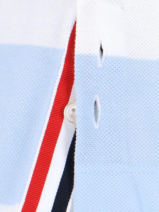  톰브라운 반팔 티셔츠 MJS201A J0049 452 Blue - THOM BROWNE