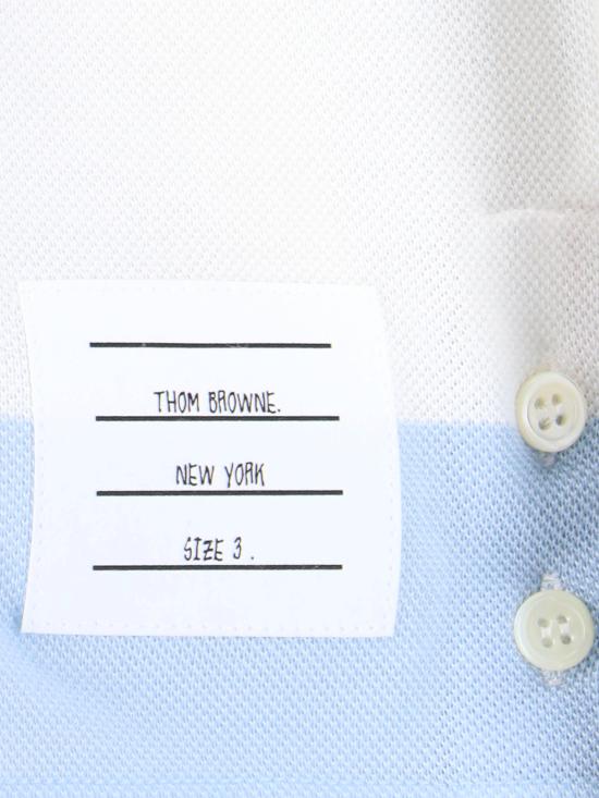  톰브라운 반팔 티셔츠 MJS201A J0049 452 Blue - THOM BROWNE