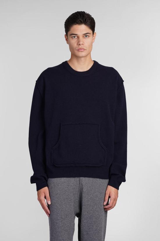 24FW 마르지엘라 긴팔 티셔츠 406321 S50HL0027M13060 BLUE