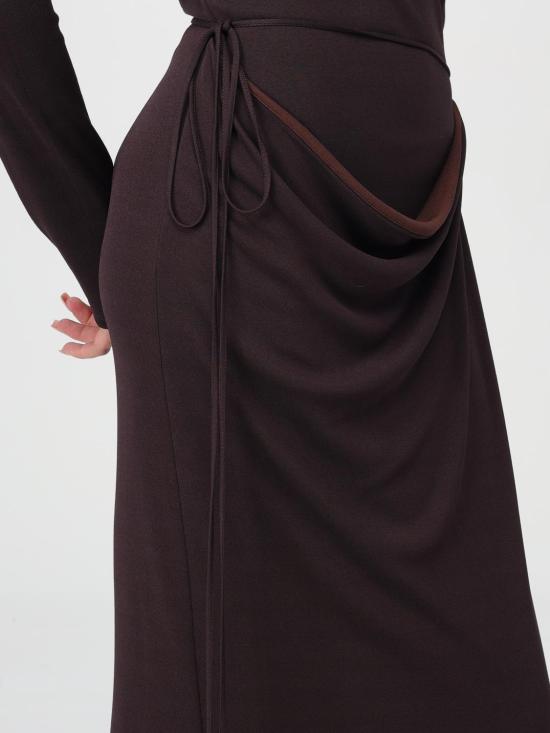 25FW 펜디 롱 원피스 FDD176AM3E F0AU3 Plum - FENDI