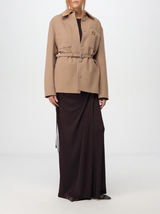 25FW 펜디 롱 원피스 FDD176AM3E F0AU3 Plum - FENDI