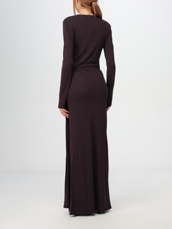 25FW 펜디 롱 원피스 FDD176AM3E F0AU3 Plum - FENDI