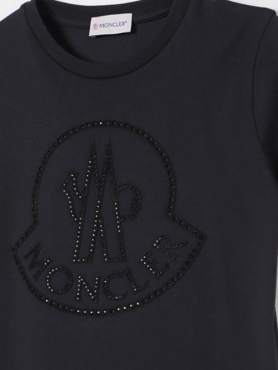 25FW [키즈] 몽클레어 티셔츠 8C0001283907 999 Black - MONCLER