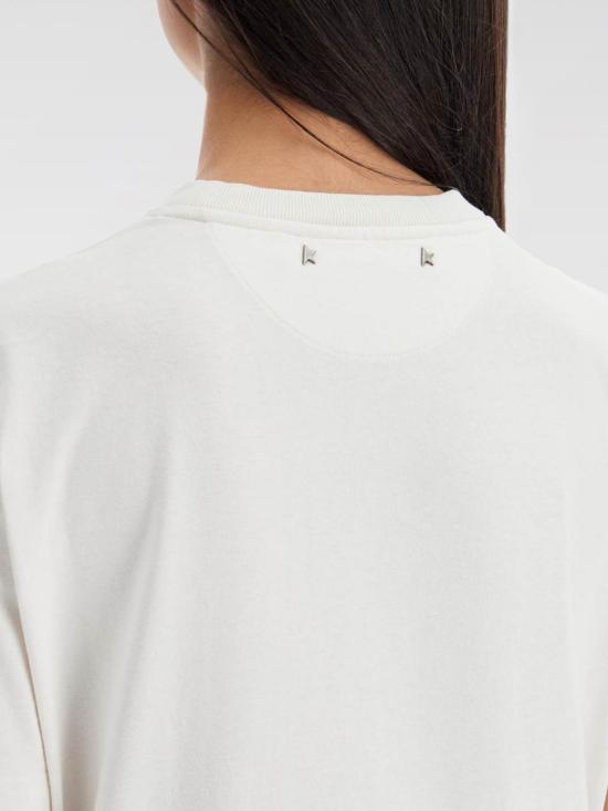 24FW 골든구스 반팔 티셔츠 GWP01220P00162511569 White - GOLDEN GOOSE