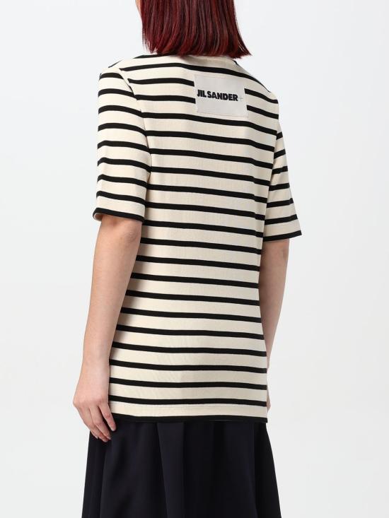 25FW 질샌더 반팔 티셔츠 J40GC0111J46497 080 White - JIL SANDER
