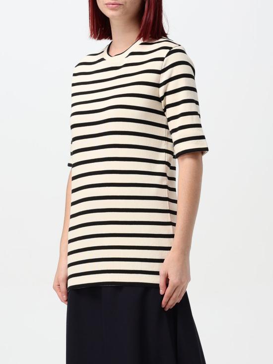25FW 질샌더 반팔 티셔츠 J40GC0111J46497 080 White - JIL SANDER