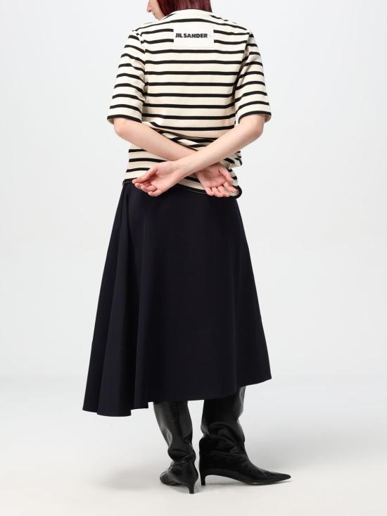 25FW 질샌더 반팔 티셔츠 J40GC0111J46497 080 White - JIL SANDER