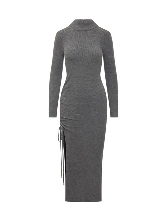 24FW 마이클 코어스 롱 원피스 MF482LZ4VR 071 GREY