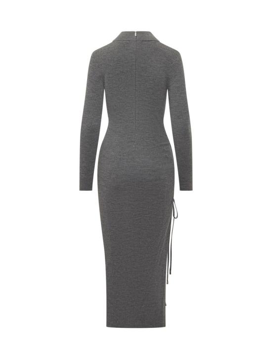 24FW 마이클 코어스 롱 원피스 MF482LZ4VR 071 GREY - MICHAEL KORS