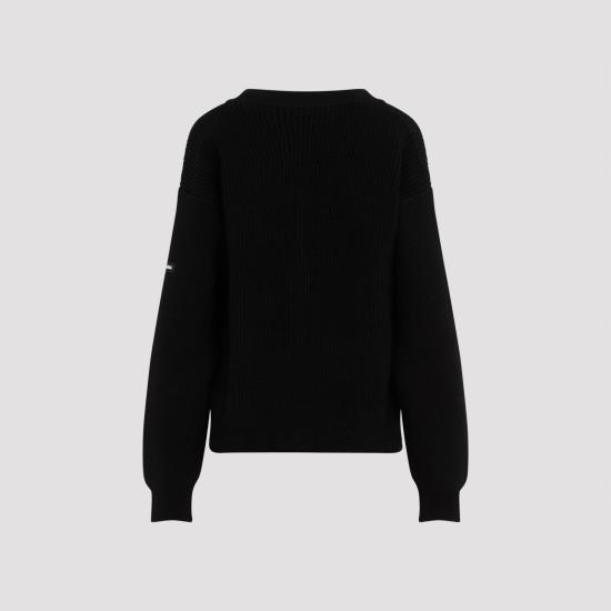 24FW 발렌시아가 가디건 813064 T1703 1000 BLACK - BALENCIAGA