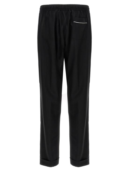 25FW 돌체앤가바나 스트레이트 팬츠 GP073TFU2SBN0000 Black - DOLCE & GABBANA