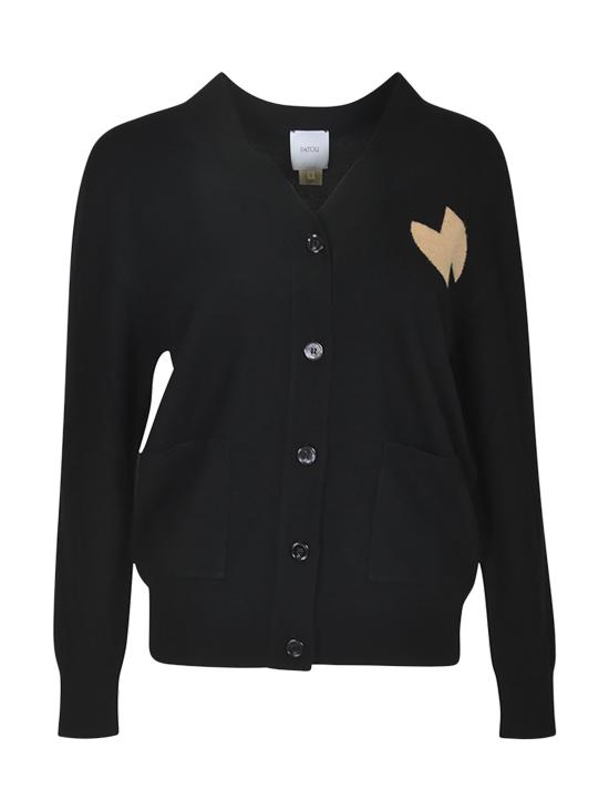 24FW 파투 가디건 KN218 8041 999B Black