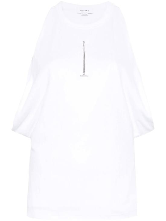 24FW 알렉산더 맥퀸 민소매 티셔츠 804191 QLADW9000