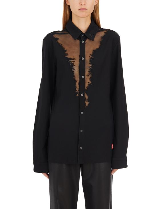 24FW 디젤 블라우스 IA163930SHAY9XX Black