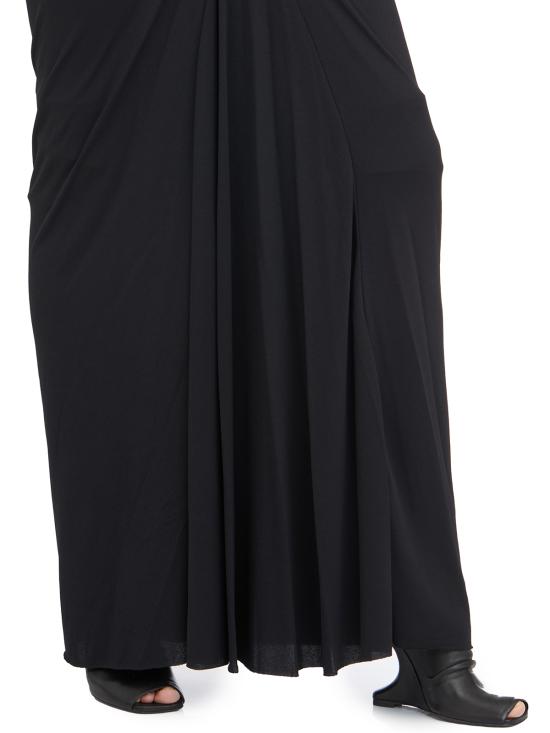 24FW 릭 오웬스 릴리즈 롱 스커트 ILI02D5312CVI09 Black - RICK OWENS