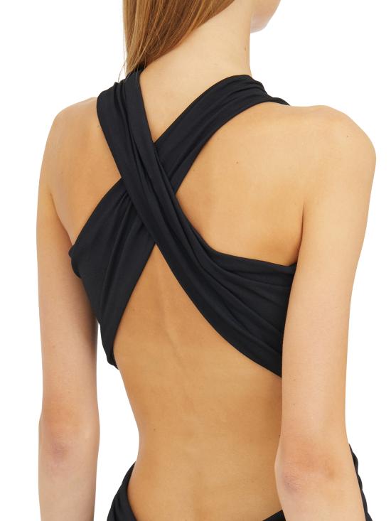 24FW 릭 오웬스 릴리즈 롱 원피스 ILI02D5500CVI09 Black - RICK OWENS