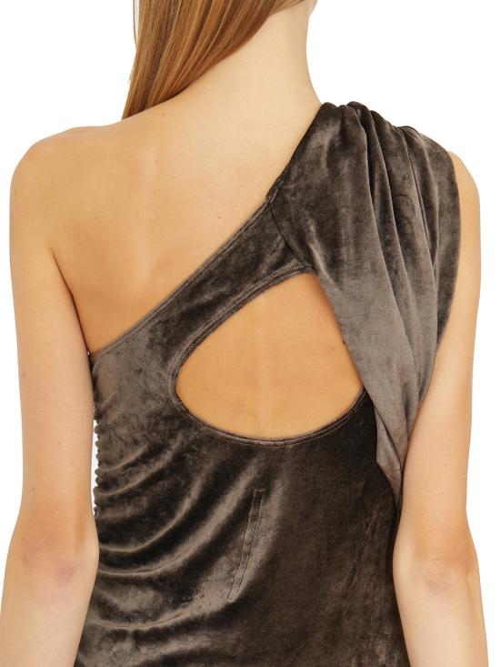 24FW 릭 오웬스 릴리즈 민소매 티셔츠 ILI02D5102VST184 Brown - RICK OWENS