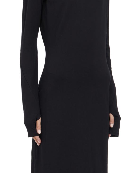 24FW 노스트라싼티시마 롱 원피스 I4WWOMA143 Black - NOSTRASANTISSIMA