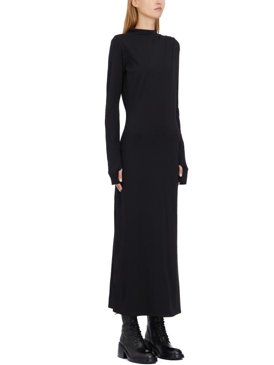 24FW 노스트라싼티시마 롱 원피스 I4WWOMA143 Black - NOSTRASANTISSIMA