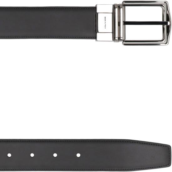 24FW 에르메네질도제냐 가죽 벨트 B009RZLHMAL NER black - ERMENEGILDO ZEGNA