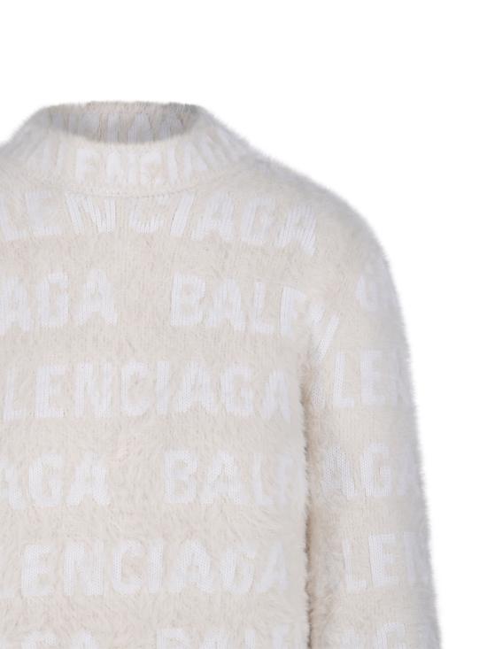 24FW 발렌시아가 스웨터 769027 T6230 9002 IVORY - BALENCIAGA