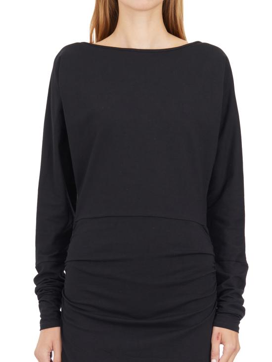 24FW 노스트라싼티시마 미디 원피스 I4WWOMA145 Black - NOSTRASANTISSIMA