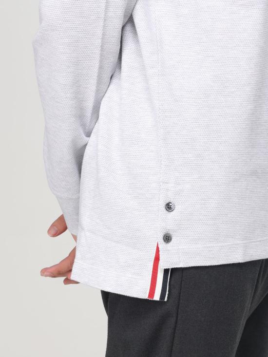 24FW 톰브라운 폴로 티셔츠 MJP203AJ0155 050 Grey - THOM BROWNE