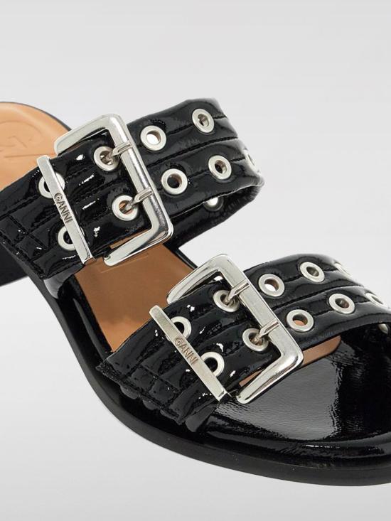 24FW 가니 샌들 S2661 099 Black - GANNI