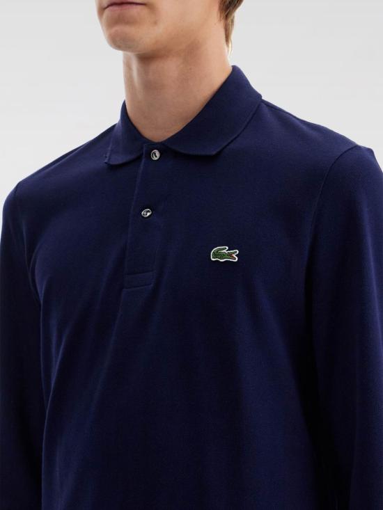 25FW 라코스테 클래식 롱슬리브 폴로 셔츠  L1312 166 Blue - LACOSTE