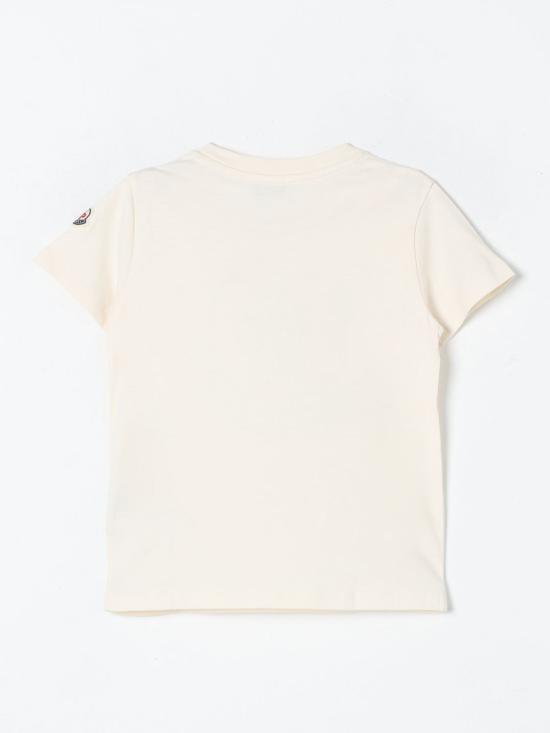 25FW [키즈] 몽클레어 티셔츠 8C0001283907 050 Yellow Cream - MONCLER