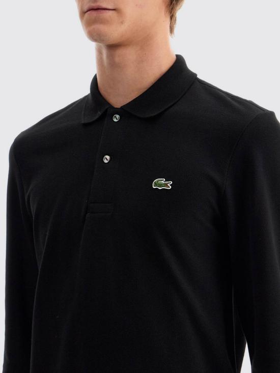 25FW 라코스테 클래식 롱슬리브 폴로 셔츠 L1312 031 Black - LACOSTE