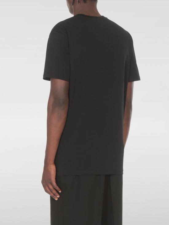 25FW 모스키노 반팔 티셔츠 07195241 1555 Black - MOSCHINO