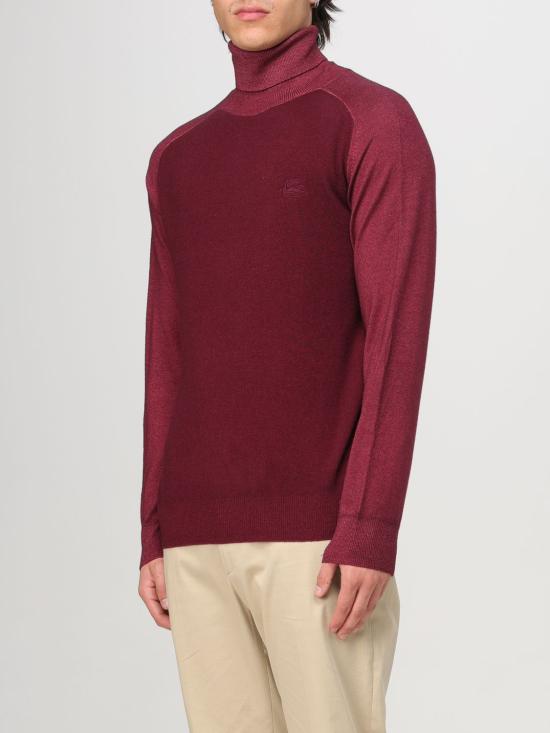 25FW 에트로 후드 티셔츠 MRKF0071AL258 R0369 Burgundy - ETRO