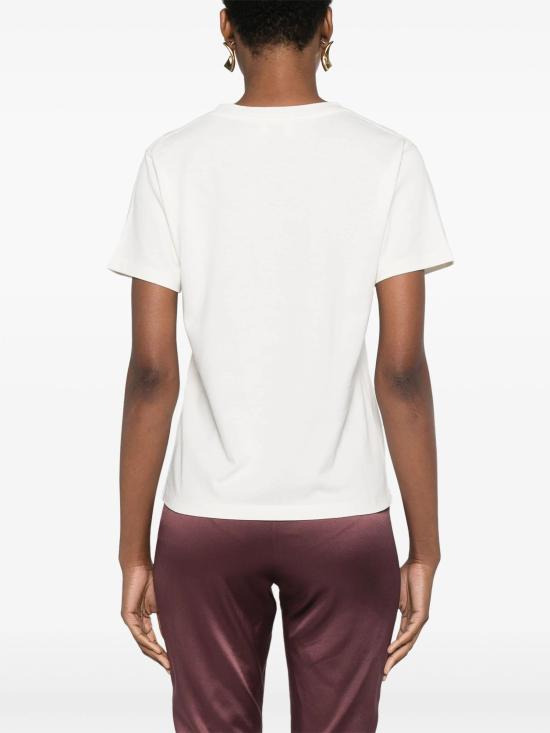 24FW 생로랑 반팔 티셔츠 810277Y37RY 9502 NATUREL - SAINT LAURENT