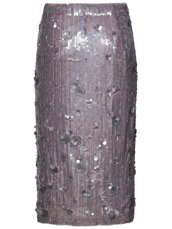 25SS 파로쉬 미디 스커트 D620654 018 GREY - PAROSH