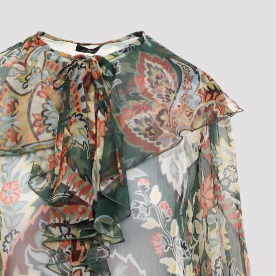 24FW 에트로 블라우스 WRIA0032 99SA1E3 X0892 VERDE - ETRO