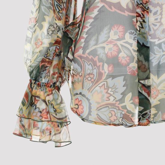 24FW 에트로 블라우스 WRIA0032 99SA1E3 X0892 VERDE - ETRO