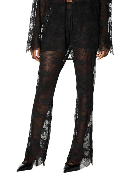 24FW 오세리 플레어 팬츠 OLP143 BLACK - OSÉREE