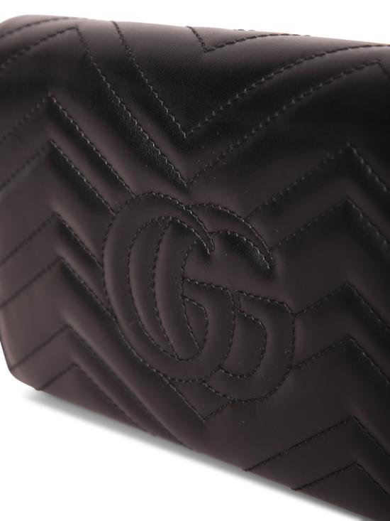 26FW 구찌 GG 마몽 마틀라세 미니백 474575 DTD1T 1000 Black - GUCCI