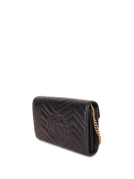 26FW 구찌 GG 마몽 마틀라세 미니백 474575 DTD1T 1000 Black - GUCCI