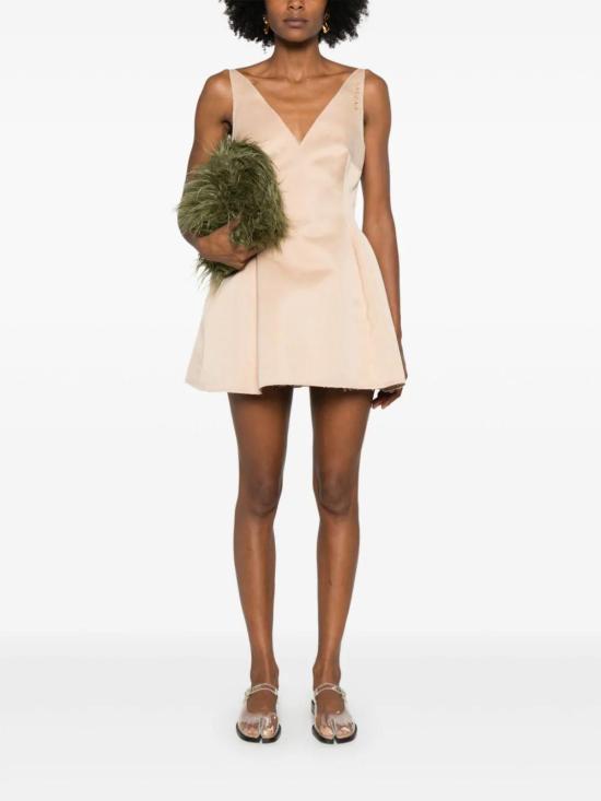 24FW 마르니 숏 원피스 ABMA1352SYUTP784 00C15 Pale PEACH - MARNI