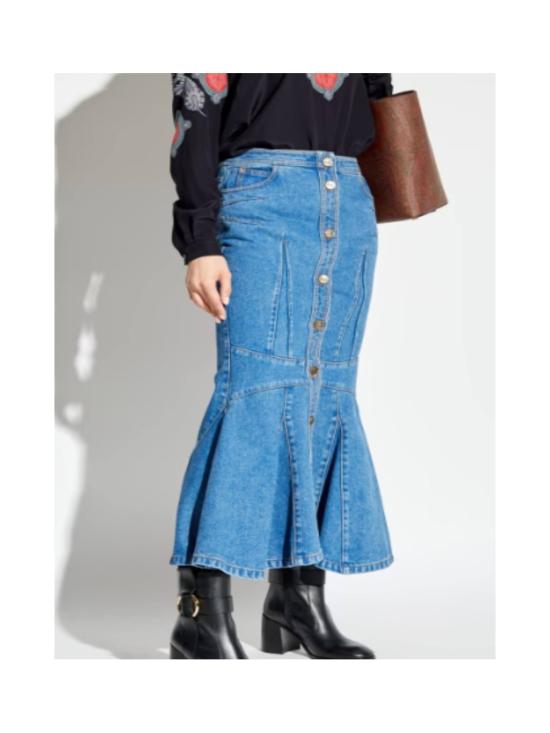 24FW 에트로 스커트 WRNC0010 AD239 S9000 MULTI WHITE BASE