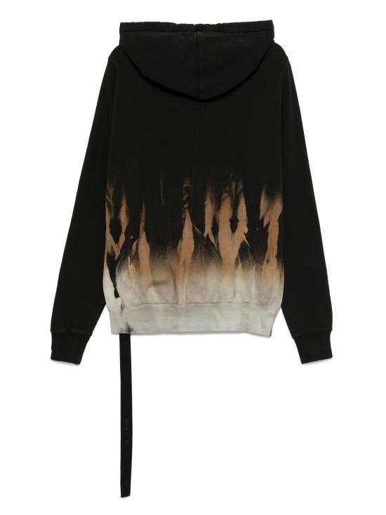 24FW 릭 오웬스 후드 티셔츠 DU02D2282FSUN 0983 BLACK TERRA - RICK OWENS