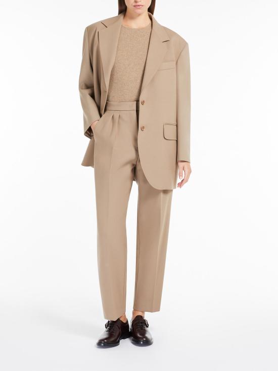 25FW 막스마라 버바노 울 트라우저 2421136062600VERBANO 032 NOCCIOLA - MAX MARA
