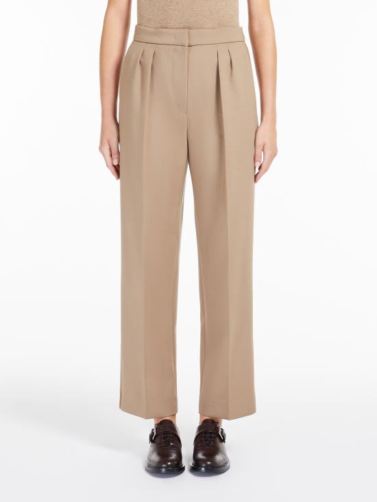 25FW 막스마라 스트레이트 팬츠 2421136062600VERBANO 032 NOCCIOLA - MAX MARA