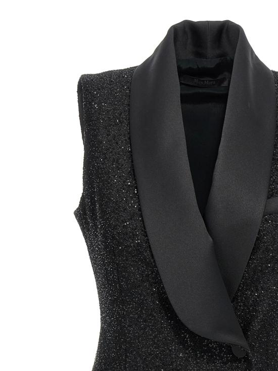 24FW 막스마라 숏 원피스 EIFFEL001 Black - MAX MARA