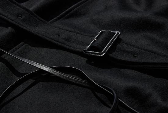 24FW SSSTEIN 코트 오버사이즈 더블브레스트  ST.902 블랙 - OTHER BRANDS