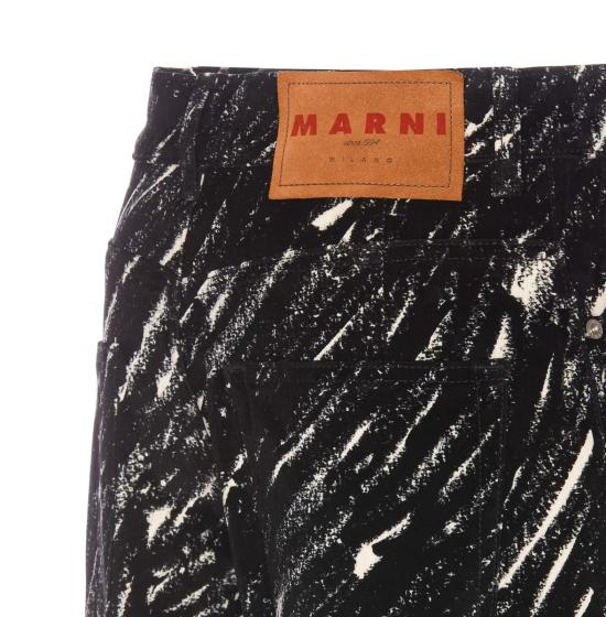 24FW 마르니 숏팬츠 PAJD0513A0UTC432CRN99 Black - MARNI